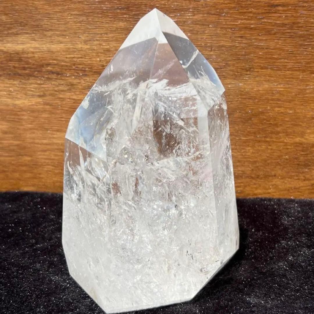 ✳️☆幻宝☆極品極上ハイパワー水晶☆レインボー レムリアンシード 六角柱 天然石