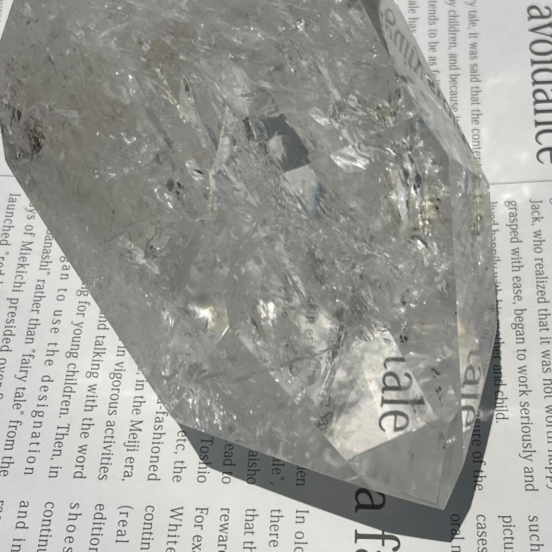 ✳️☆幻宝☆極品極上ハイパワー水晶☆レインボー レムリアンシード 六角柱 天然石