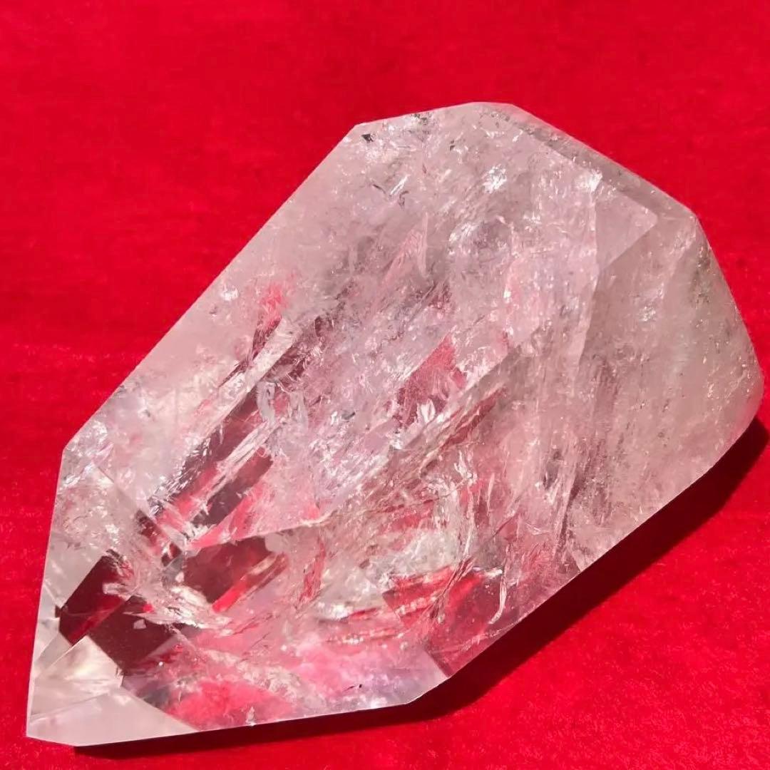 ✳️☆幻宝☆極品極上ハイパワー水晶☆レインボー レムリアンシード 六角柱 天然石