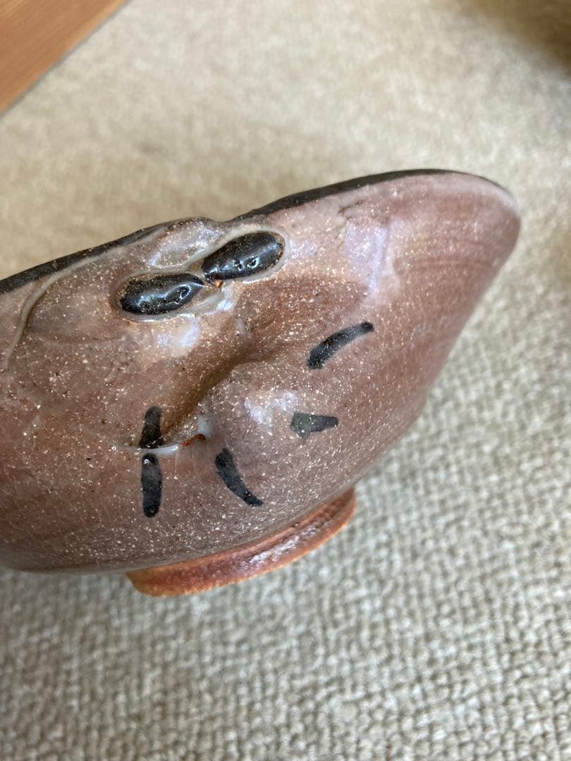 【共箱有り　美品】中里隆 作 唐津焼 絵粉引蛤向付　　5客セット