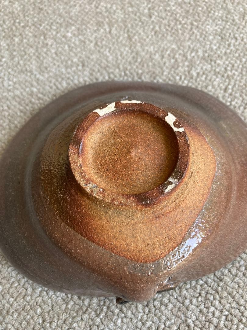 【共箱有り　美品】中里隆 作 唐津焼 絵粉引蛤向付　　5客セット