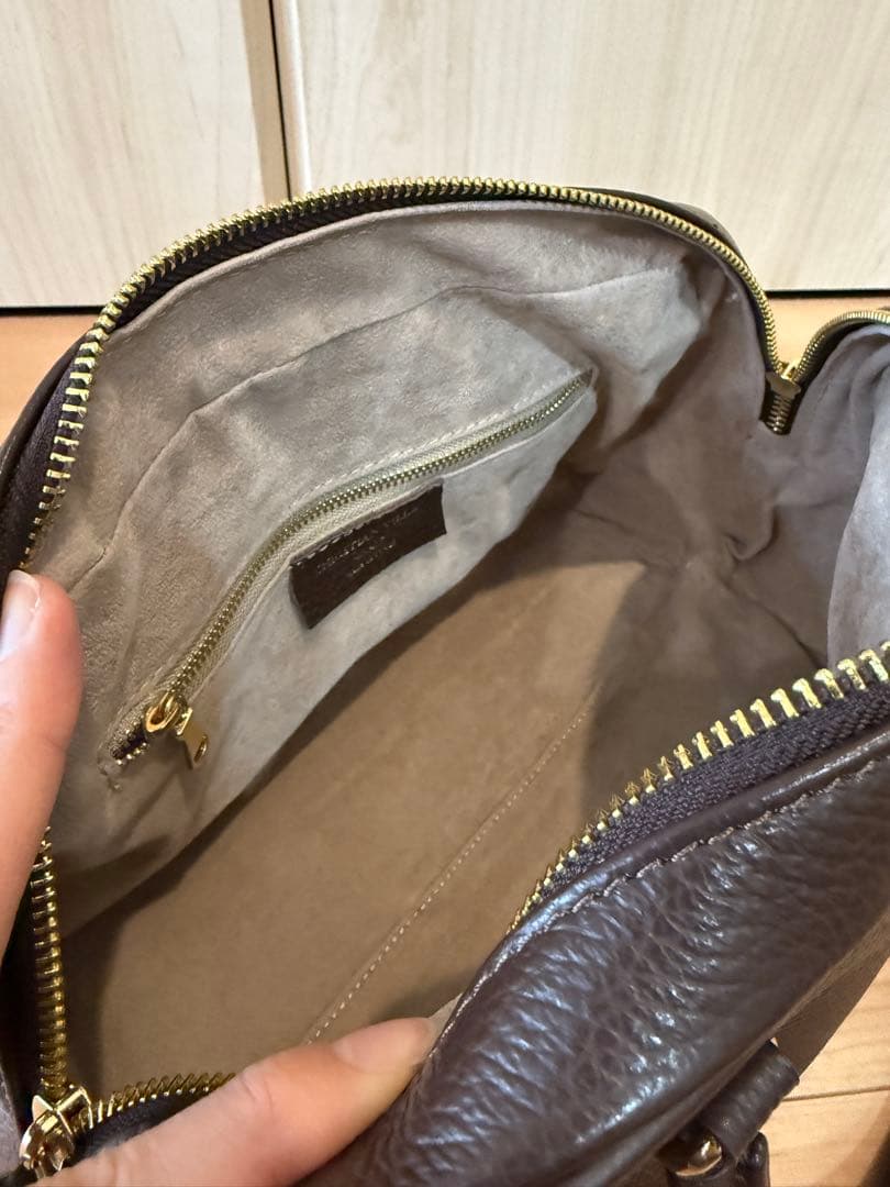 クリスチャンヴィラ　ボストンバッグ　ブラウン　ダークブラウン　ショルダーバッグ