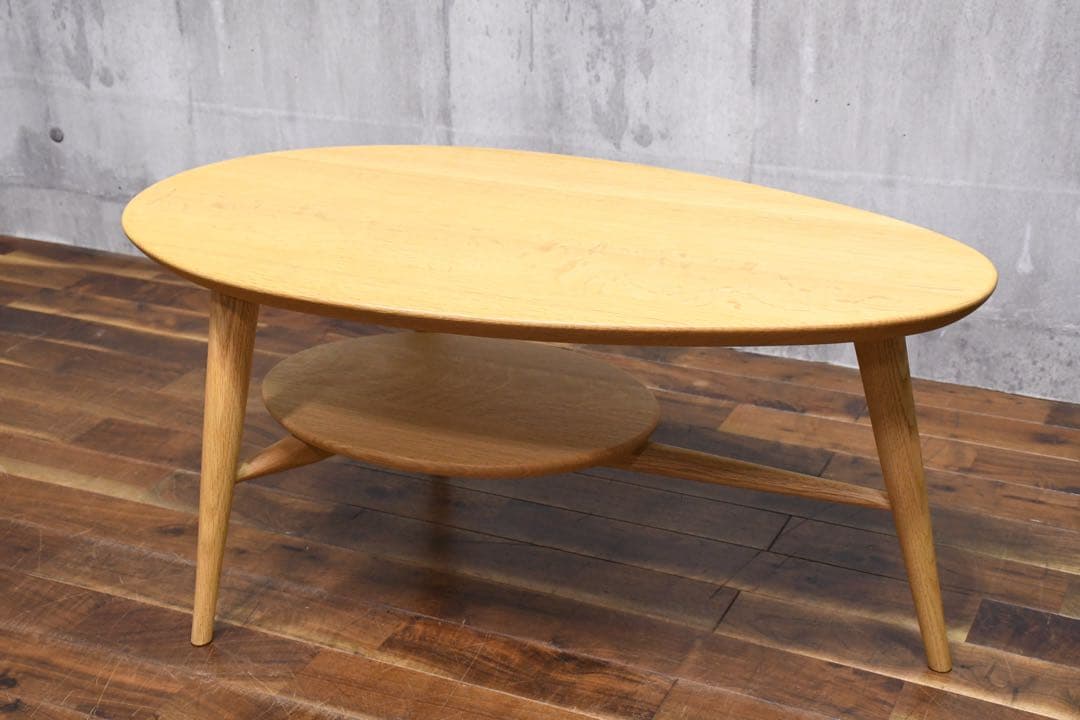 EIC28 展示品 柏木工 ケイ ウィンザー リビングテーブル オーク無垢材