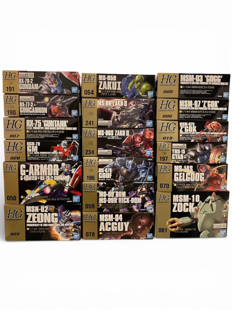 ガンプラ　まとめ売り　HG 18体　未組立 最終値下げ