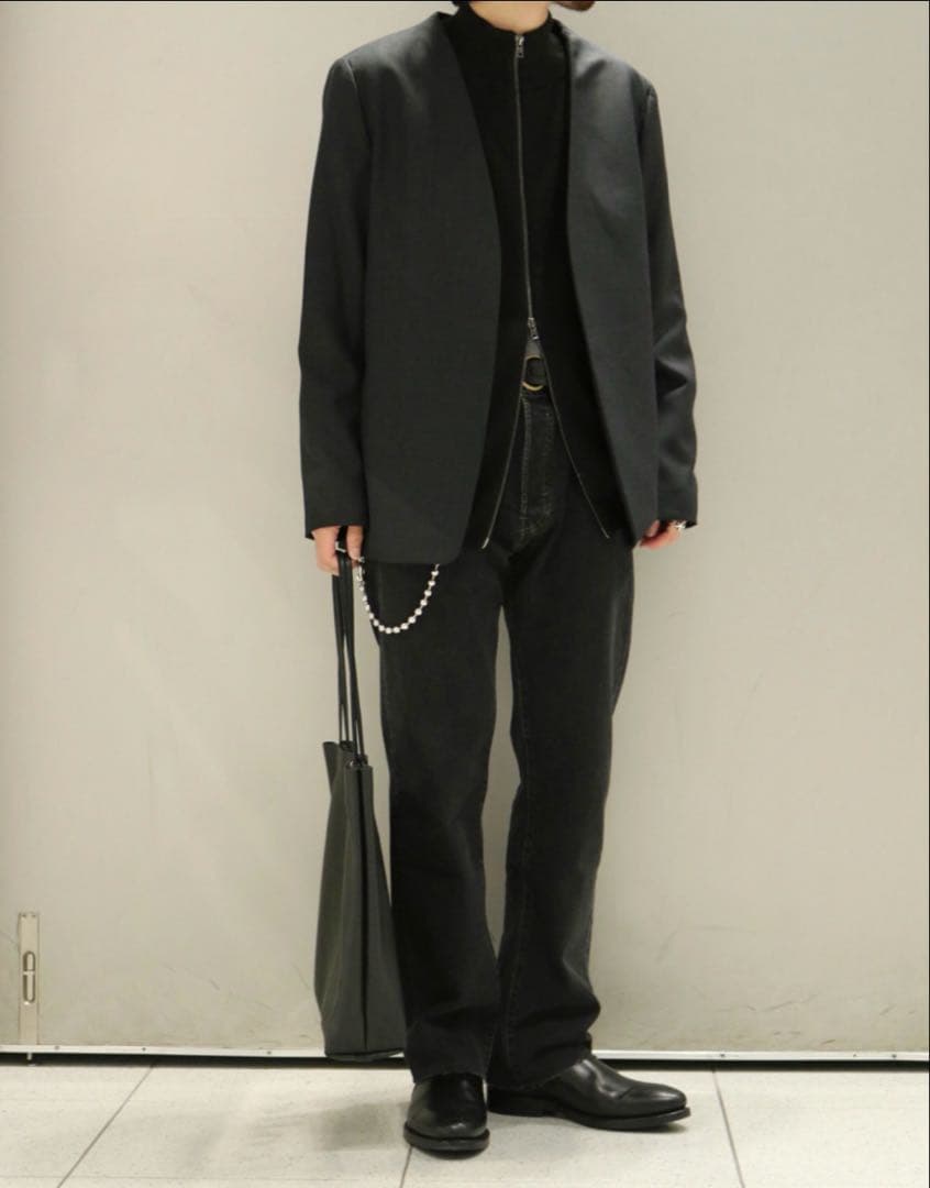 【SLOW×Lui's/スロウ×ルイス】 2WAYレザーバッグBLACK