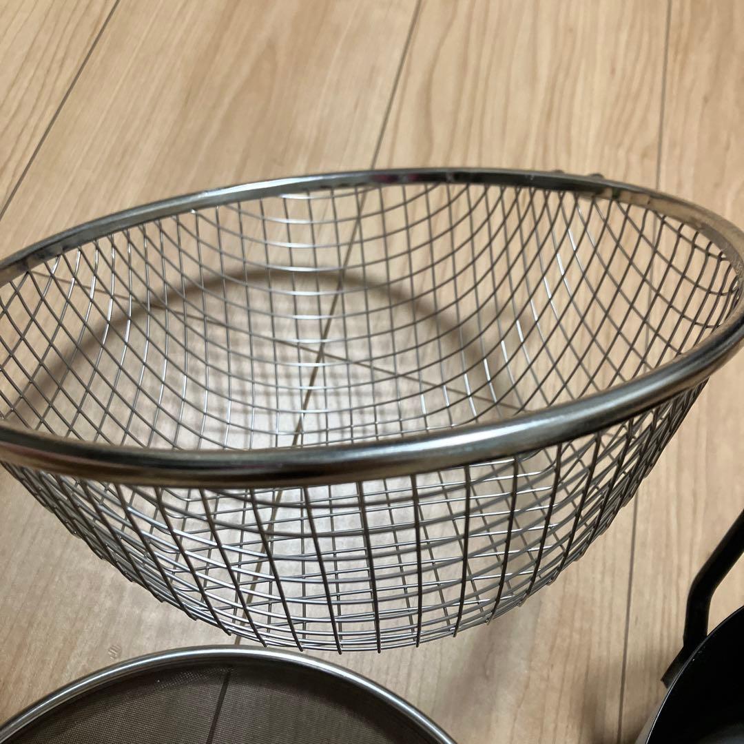 9/28まで　la base ラ バーゼ 揚げ鍋 セット 22cm LB-098