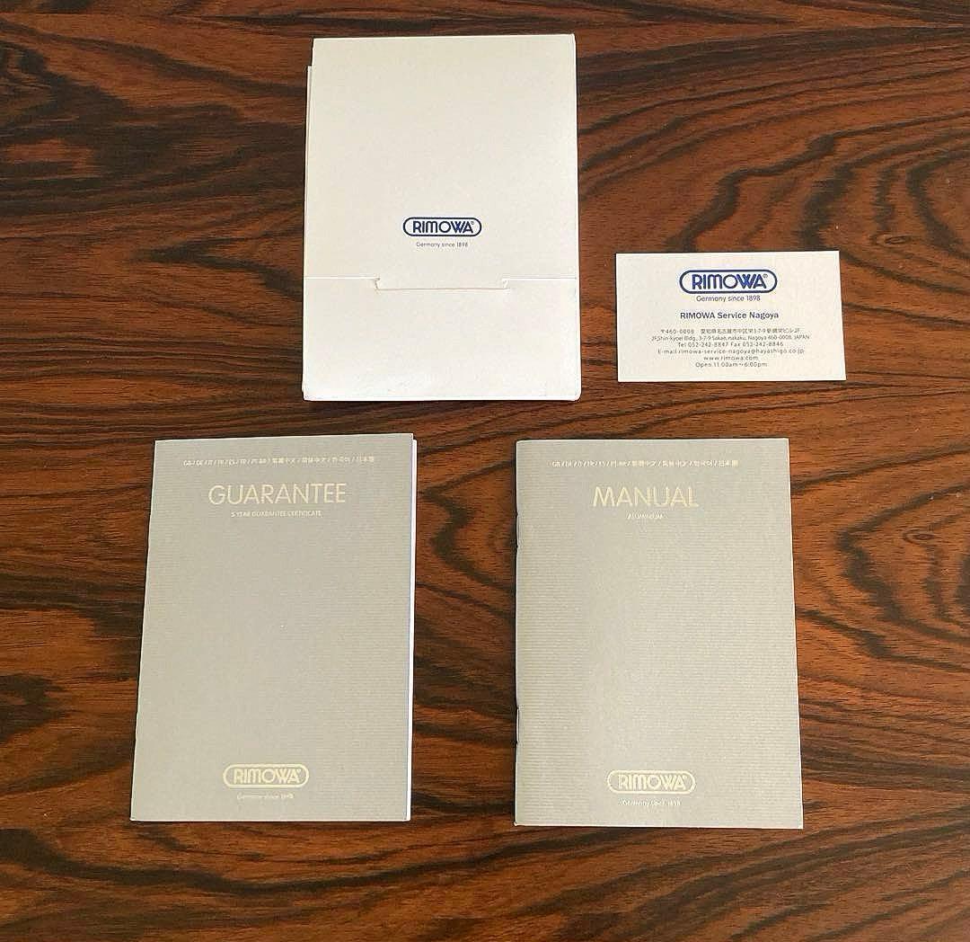 【1回使用 極美品】RIMOWAリモワ トパーズ チタニウム キャリーケース