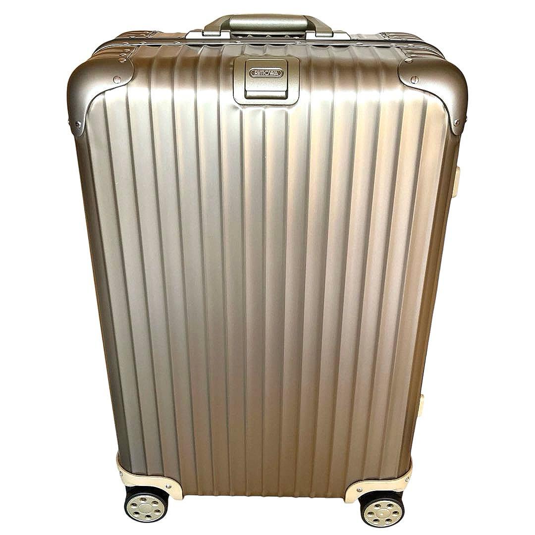 【1回使用 極美品】RIMOWAリモワ トパーズ チタニウム キャリーケース