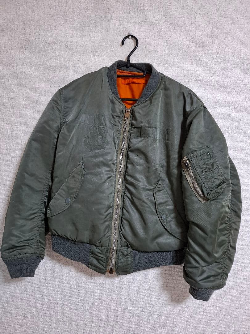 米軍実物 MA-1 フライトジャケット 1973年製　SMALL