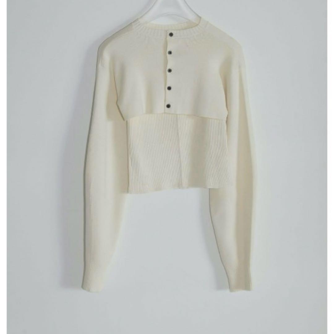 Layered Knit Combi anuke 美品