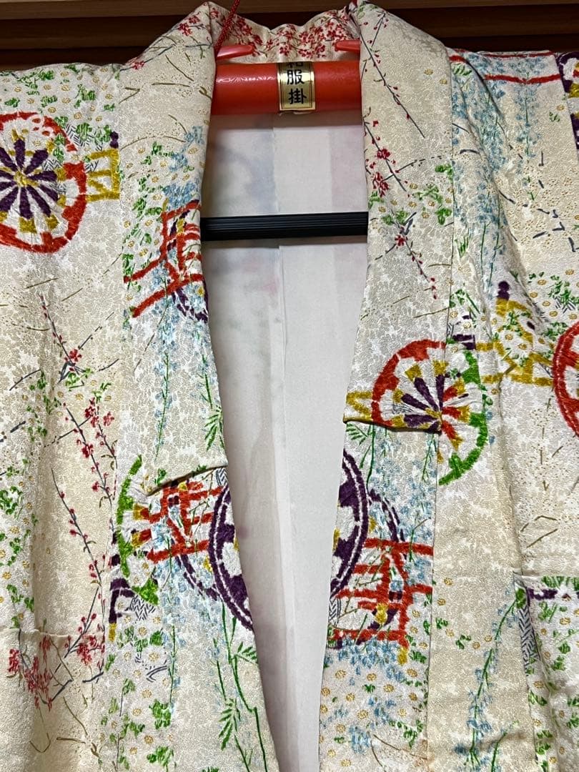 7歳　七五三　子ども振袖　子供着物　振袖　帯、長襦袢　セット