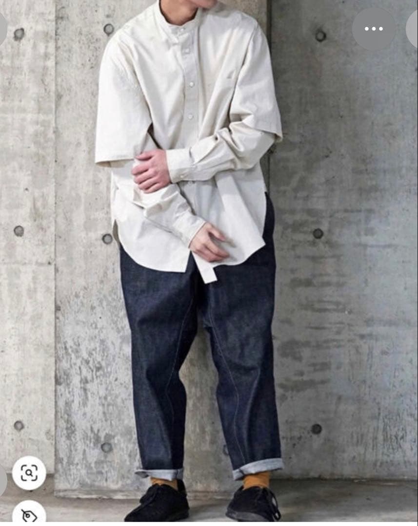 name. ホワイト オーバーサイズシャツ 長袖