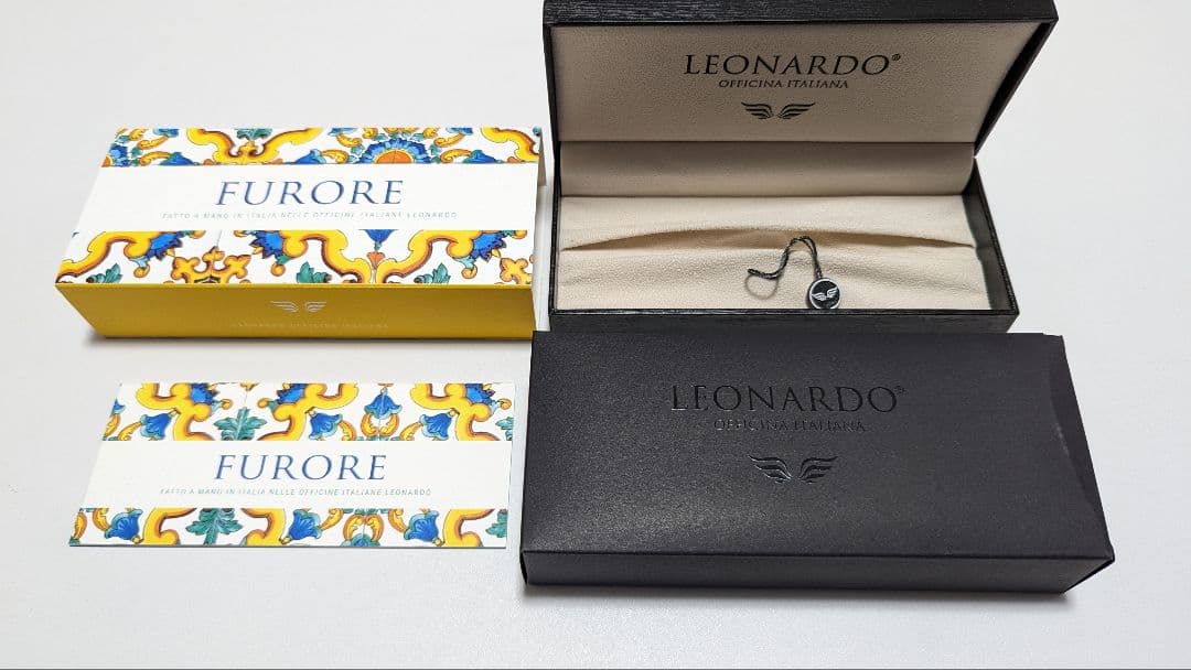 レオナルド フローレグランデ エメラルドブルー 万年筆 スチールニブ 太字