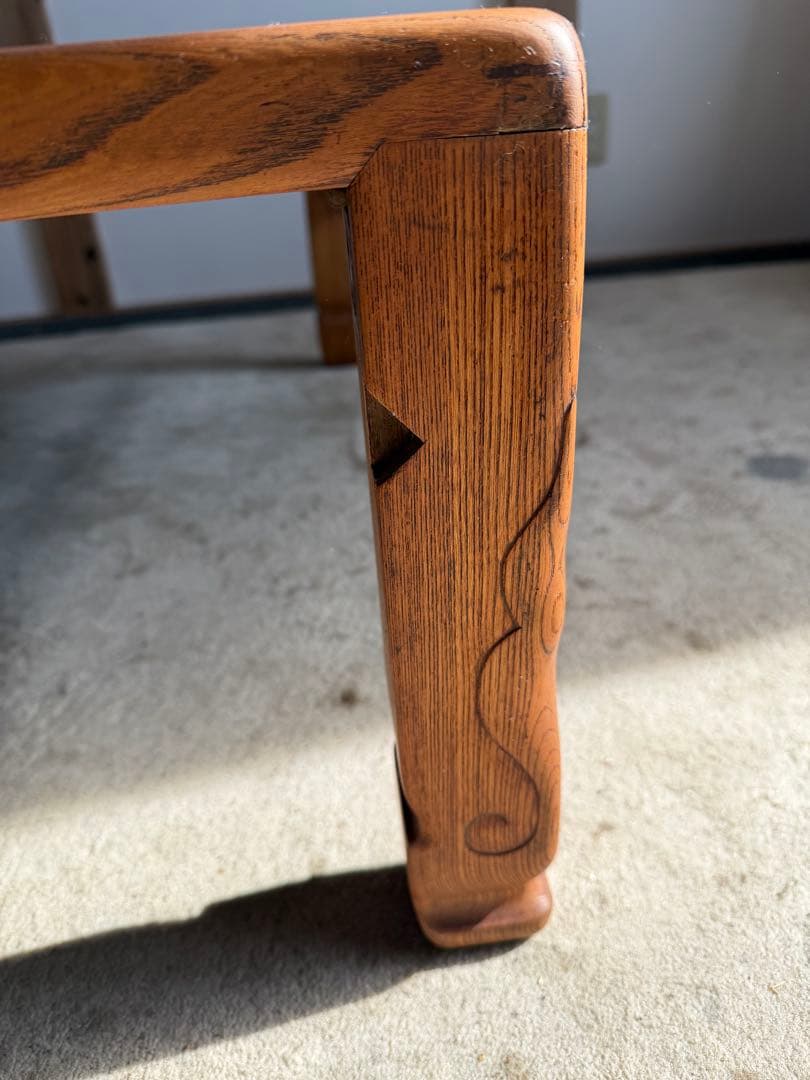 折りたたみ座卓 木製 伝統的デザイン　アンティーク　ヴィンテージ