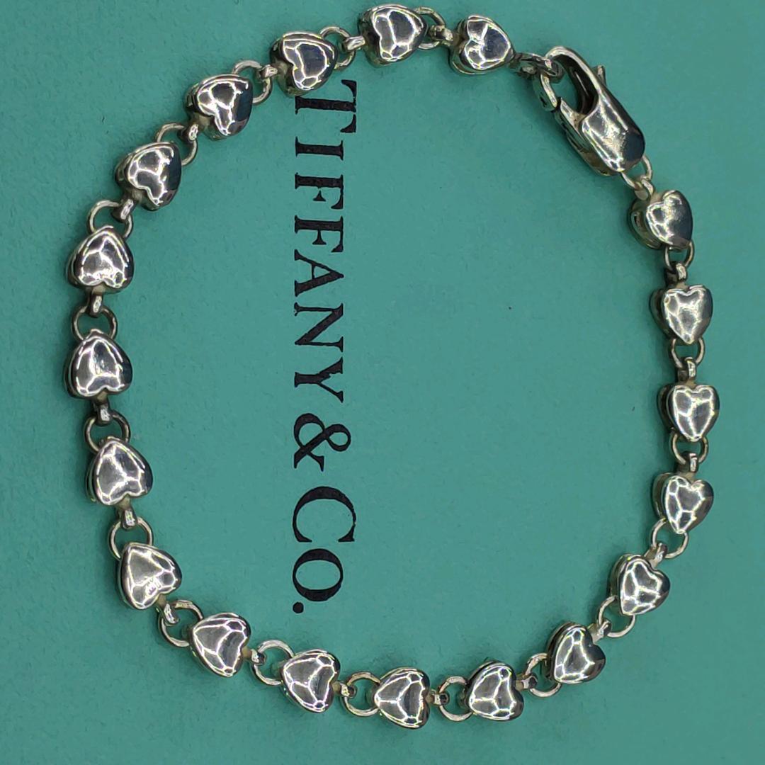 とあ　美品TIFFANY&Co. ティファニー パフハート ブレスレット