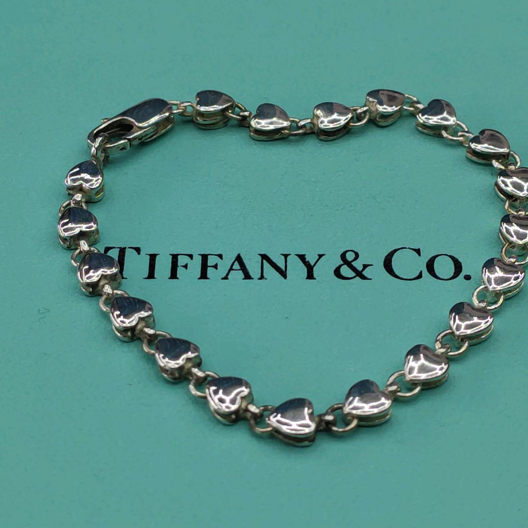 とあ　美品TIFFANY&Co. ティファニー パフハート ブレスレット