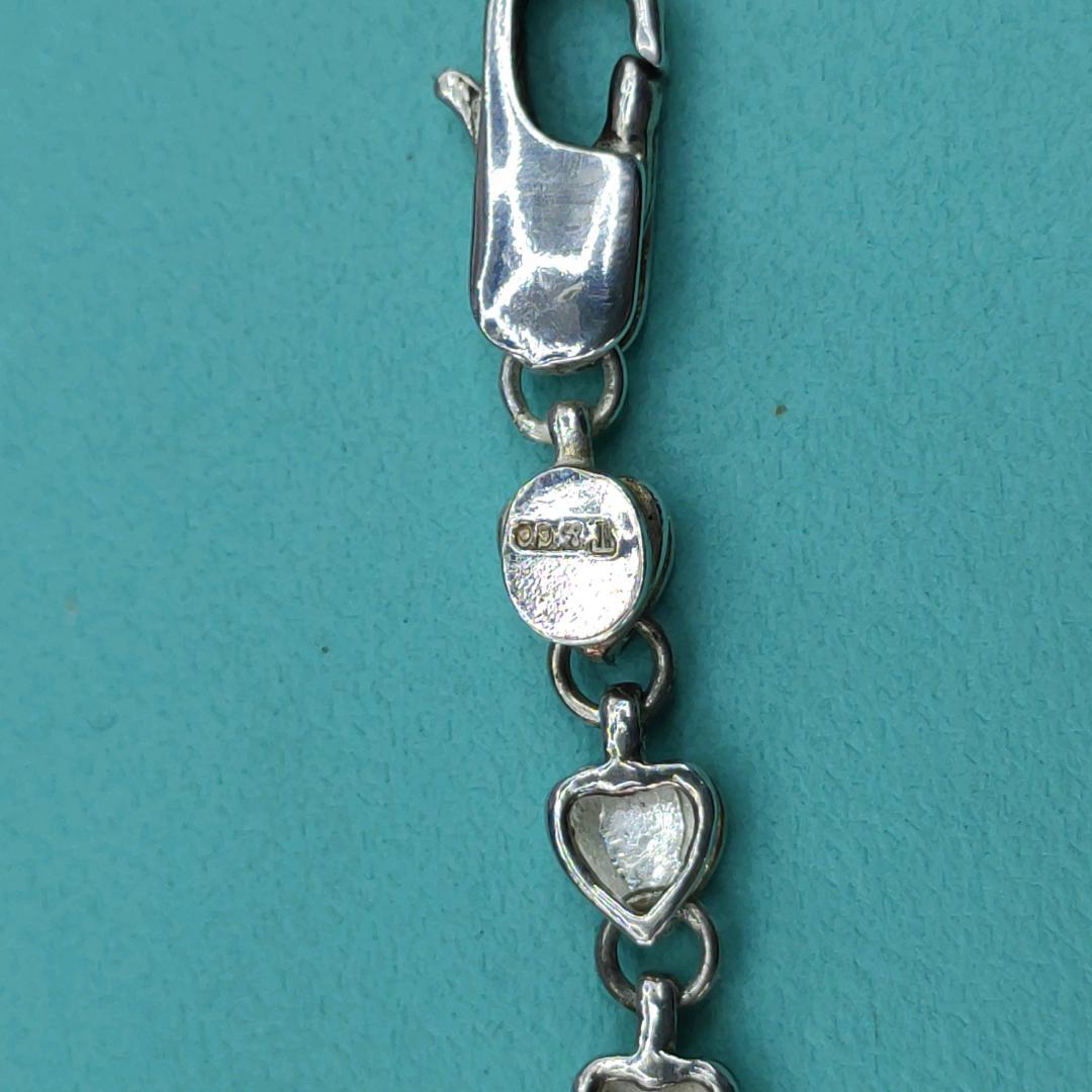 とあ　美品TIFFANY&Co. ティファニー パフハート ブレスレット