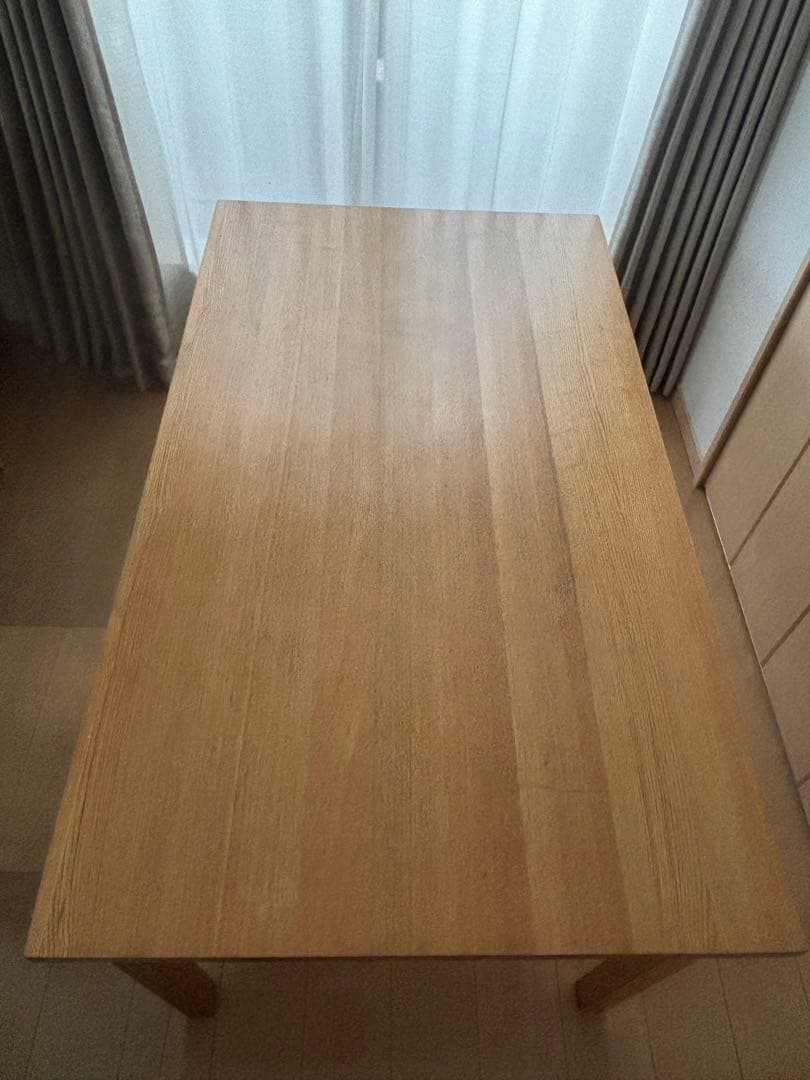 無印良品　タモ材　ダイニングテーブル
