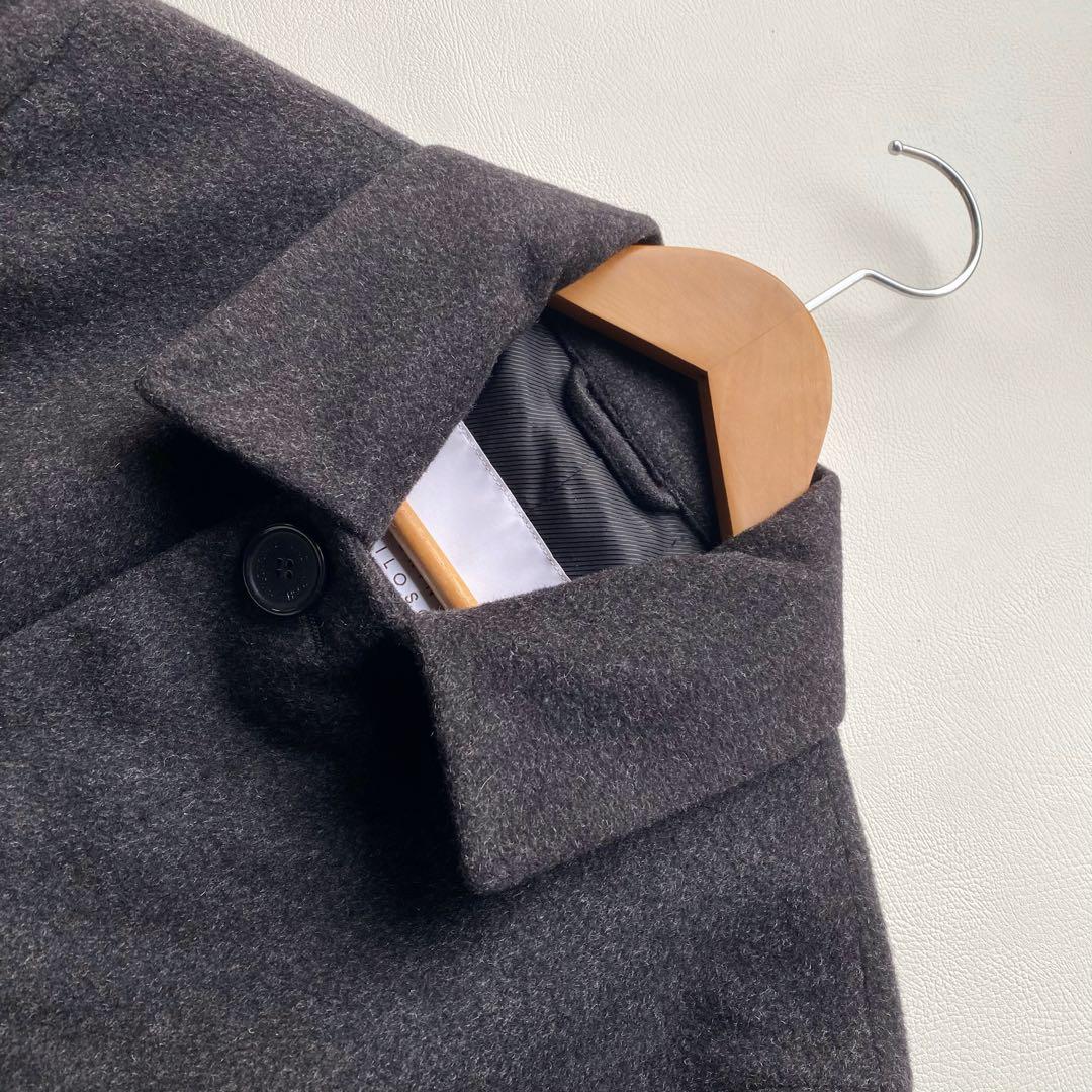 【未使用級/カシミヤ混】マッキントッシュフィロソフィ WELLINGTON 灰