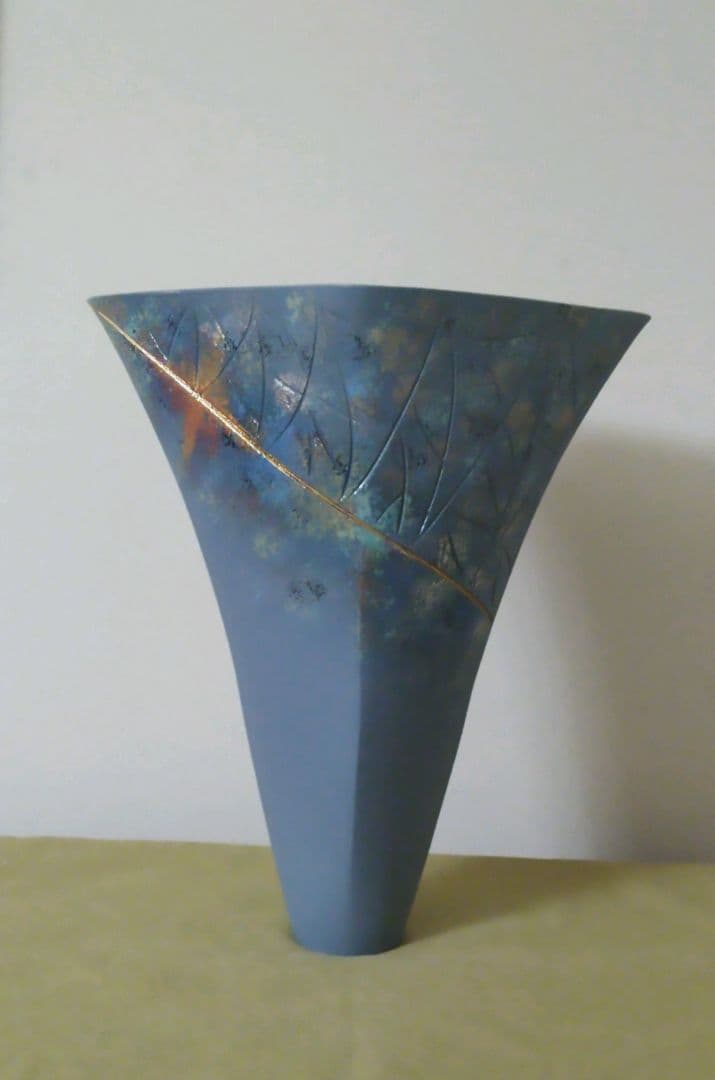 池坊 清水焼 正明作 花器 立花