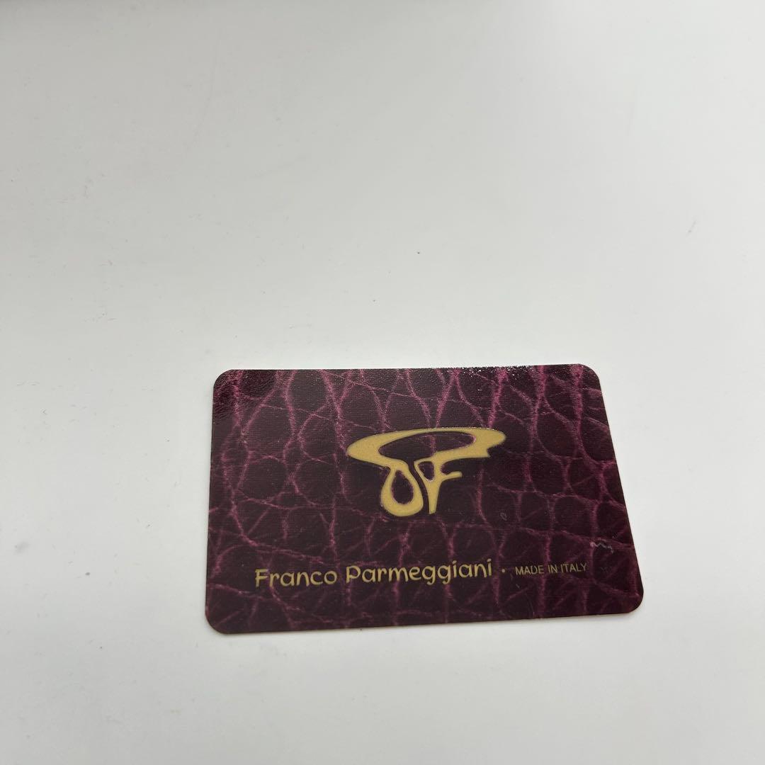 美品　Franco Parmeggiani　クロコ　トートバッグ　肩掛け　自立