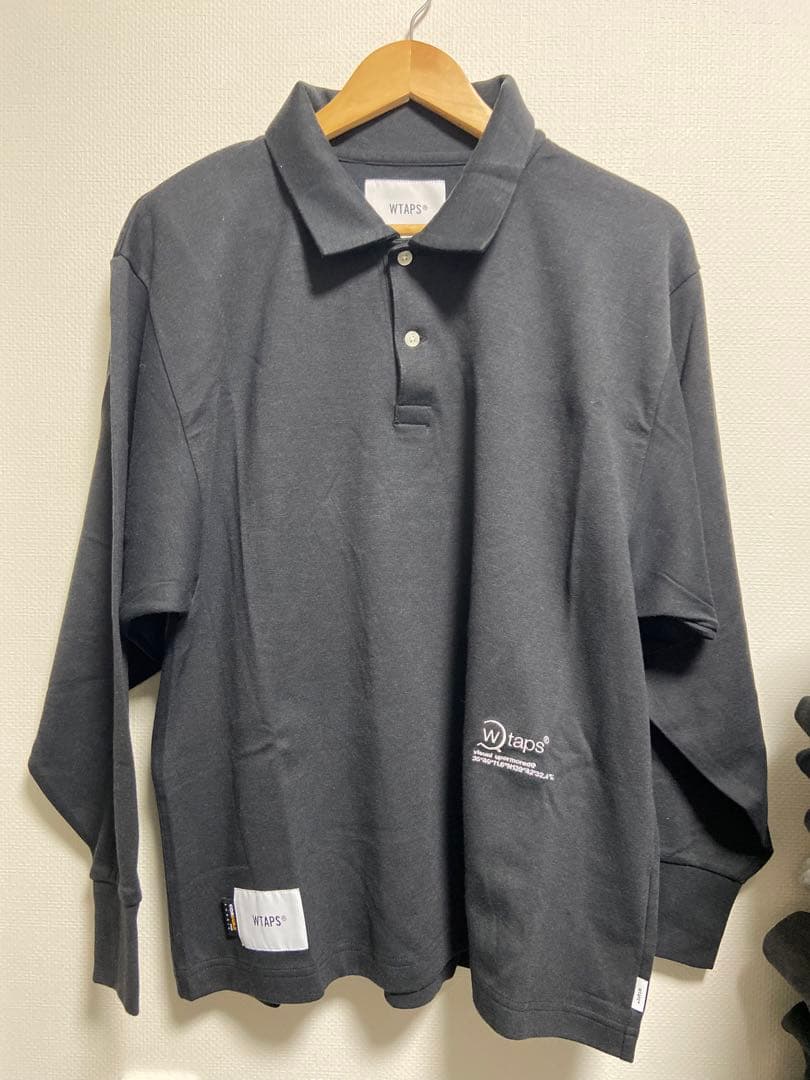 新品★WTAPS POLO L/S 01 ポロシャツ長袖カットソーダブルタップス