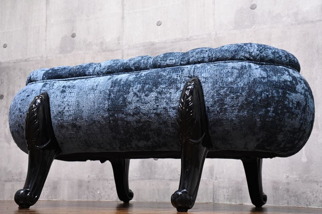 CIC34 アピス六本木 Volpi スツール 猫脚 ボタンダウン イタリア製