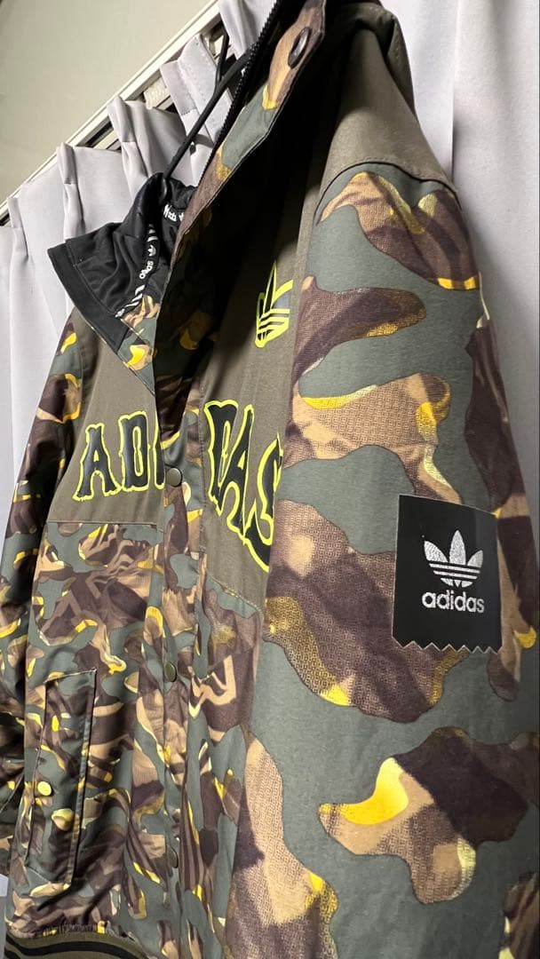 ウェア Adidas boarding Jacket Camo size M