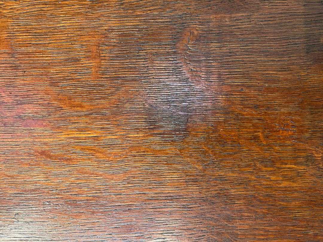 1*中様 アンティーク木製ドローリーフテーブル　ダイニングテーブル