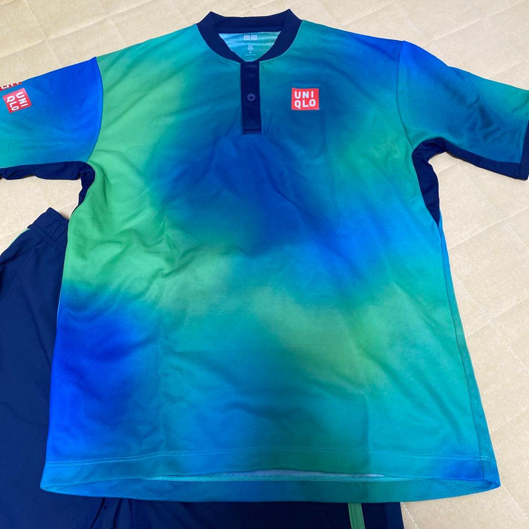 ユニクロ　錦織圭　全仏オープン着用モデル　上下Mサイズ