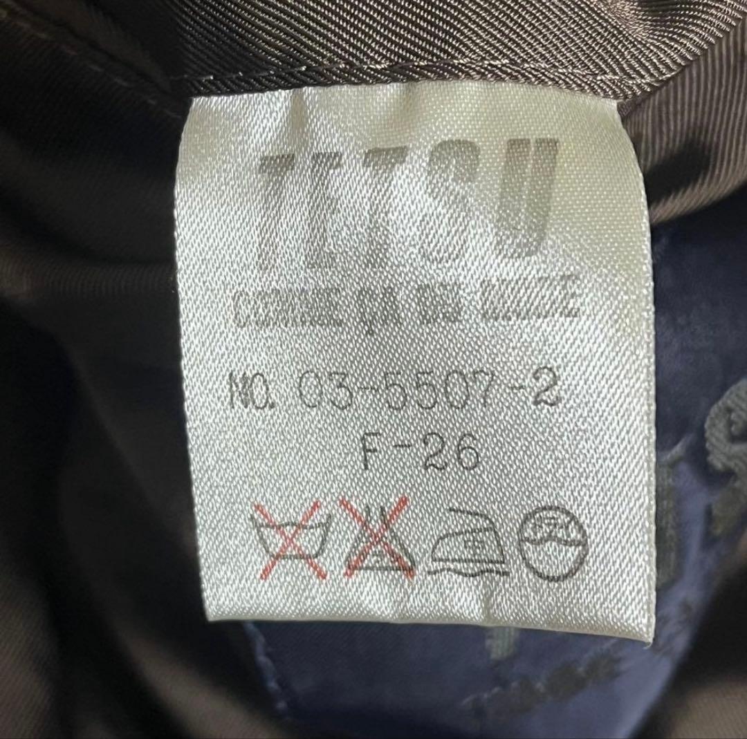 テツ コムサデモード　ロングチェスターコート　マキシ丈　カシミヤ40% XL