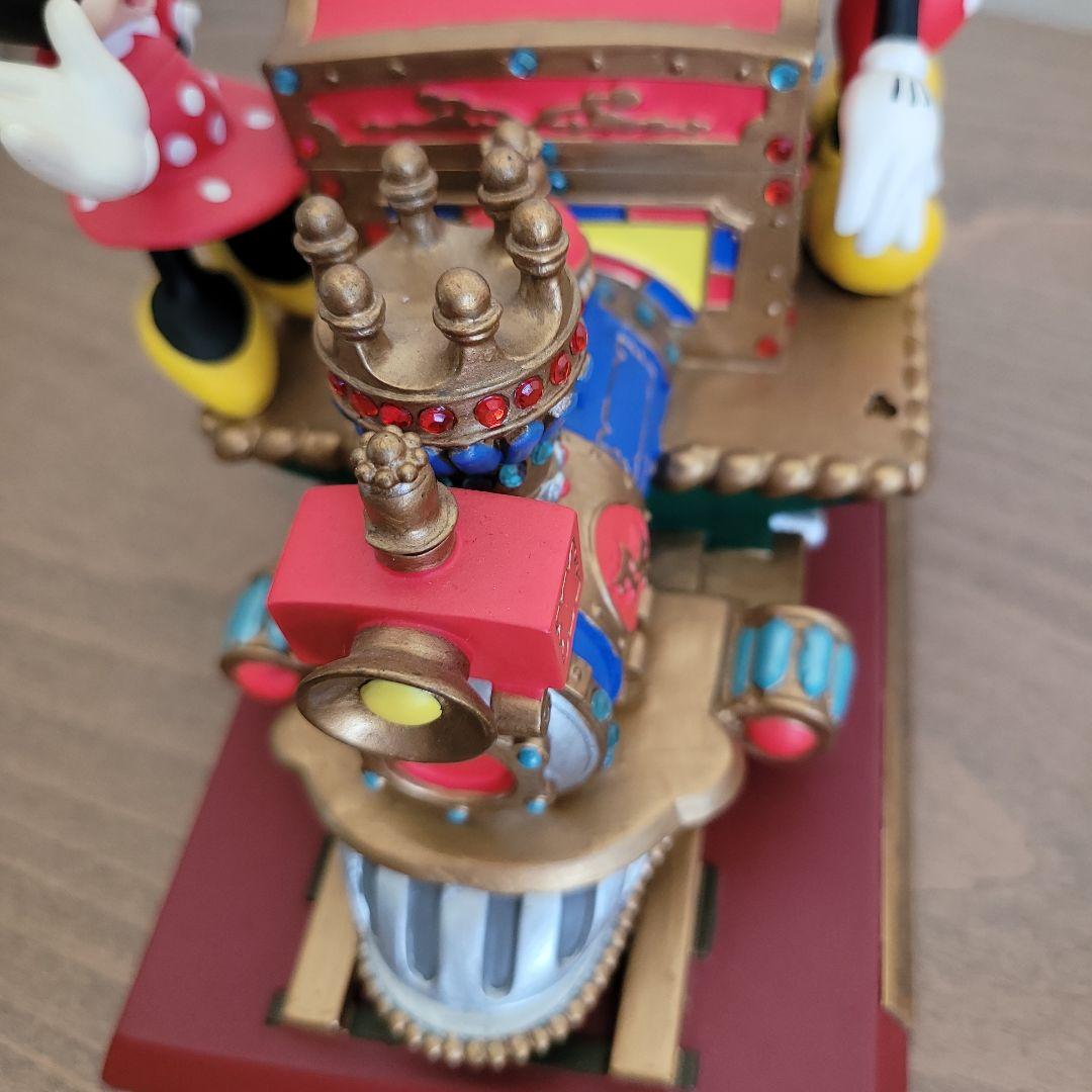 ミッキー ミニー 列車型置物 1st,2nd,3rd Anniversary