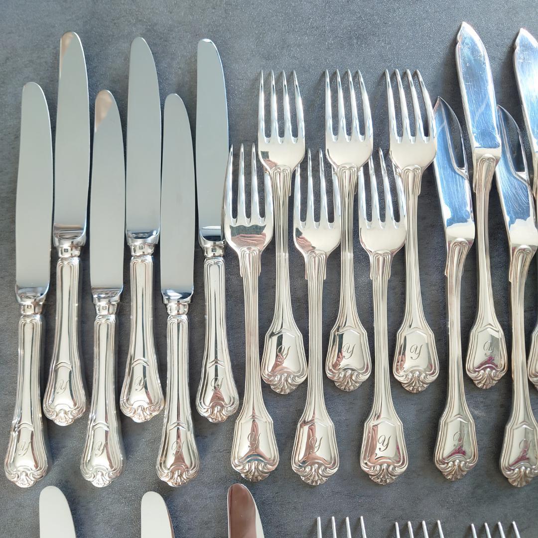 格安 美品 クリストフル ポートロイヤル 54点