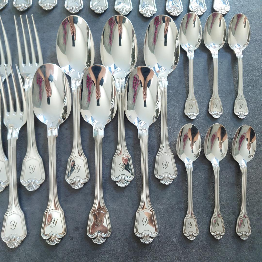 格安 美品 クリストフル ポートロイヤル 54点