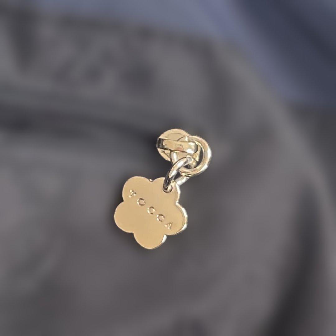 TOCCA＊トッカ＊リボン＊ナイロンバッグ＊トートバッグ＊A4サイズ＊ネイビー