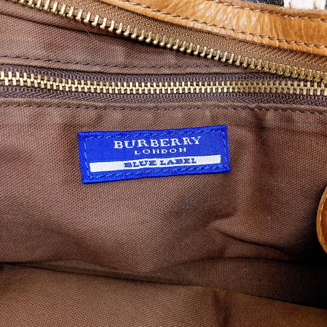 ✨激レア✨BURBERRY バーバリー 2wayミニボストン デニム ロゴ 金具