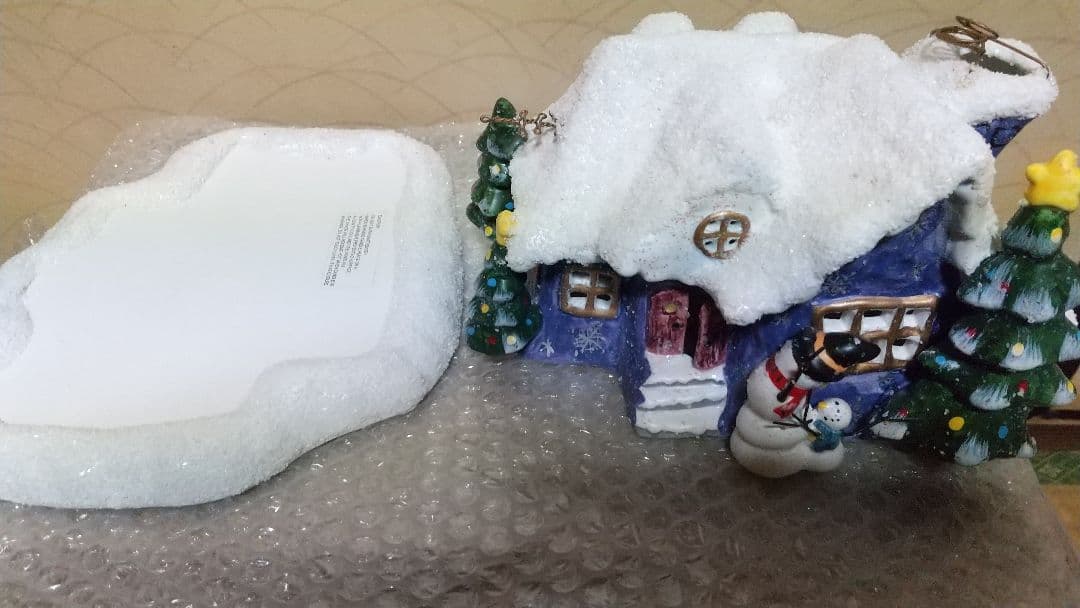 最終値下げ！新品　ラスベリー　スノーマン　クリスマス　オブジェ　陶器