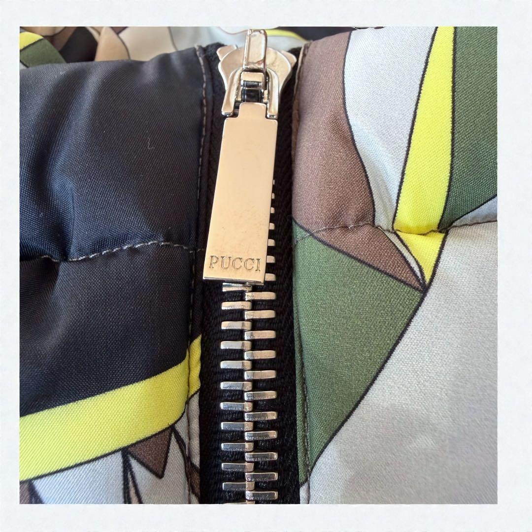 美品✨エミリオプッチ ダウンコート 希少カラー　総柄　ローマ製　38