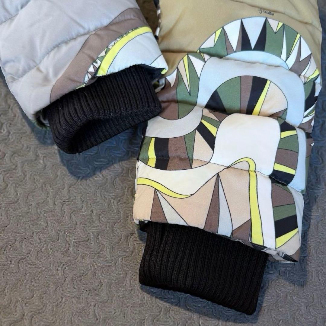 美品✨エミリオプッチ ダウンコート 希少カラー　総柄　ローマ製　38