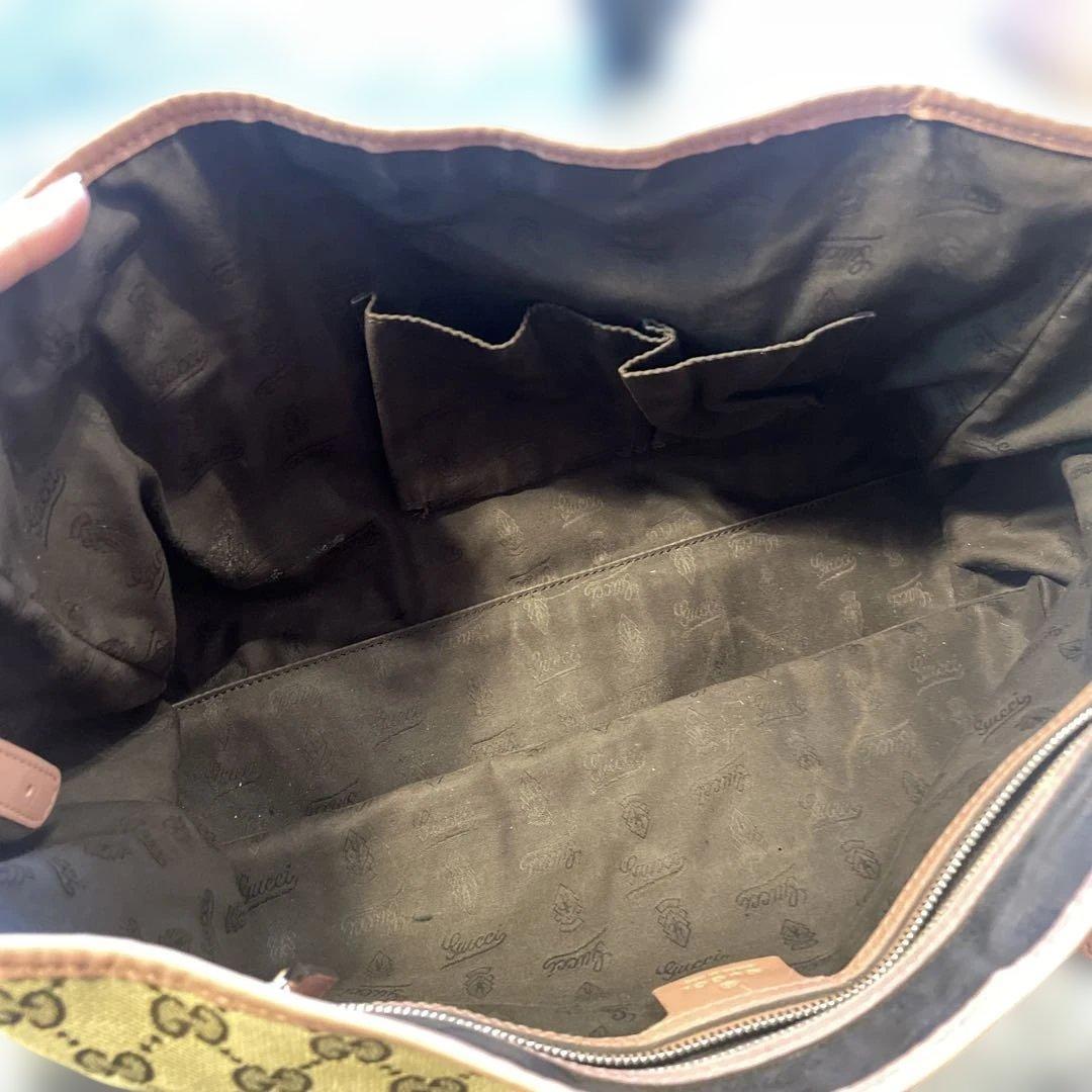 Gucci GGパターン トートバッグ ベージュ/ピンク