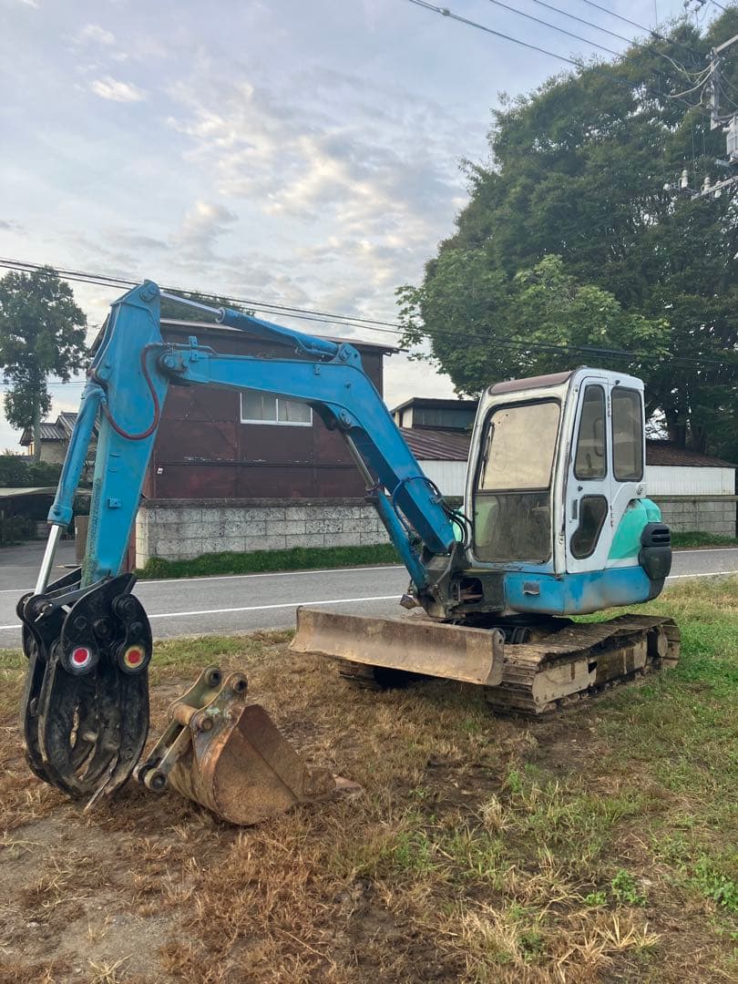 日立 HITACHI EX40-2 ハサミ付き鉄キャタ ユンボ　コマツ　コベルコ