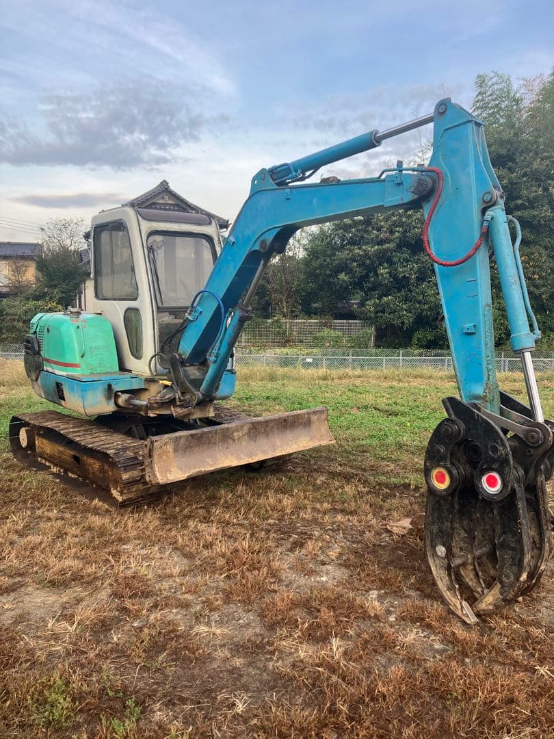 日立 HITACHI EX40-2 ハサミ付き鉄キャタ ユンボ　コマツ　コベルコ