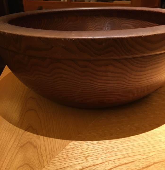 【再値下げ】貴重 蕎麦打ち こね鉢 欅