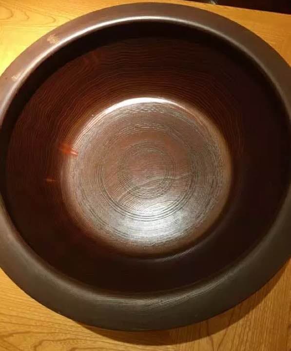 【再値下げ】貴重 蕎麦打ち こね鉢 欅