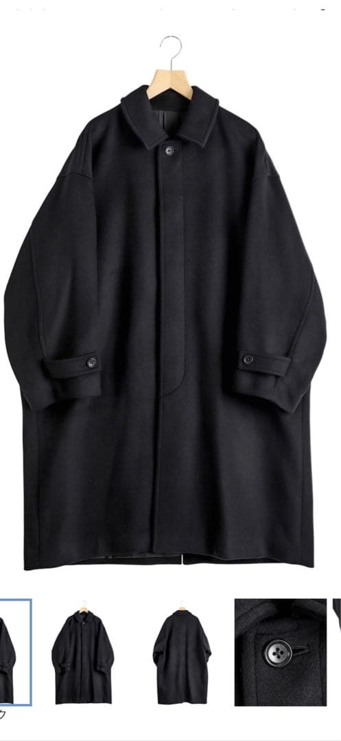 ジャケット・アウター graphpaperLight MeltonOversized Coat 2