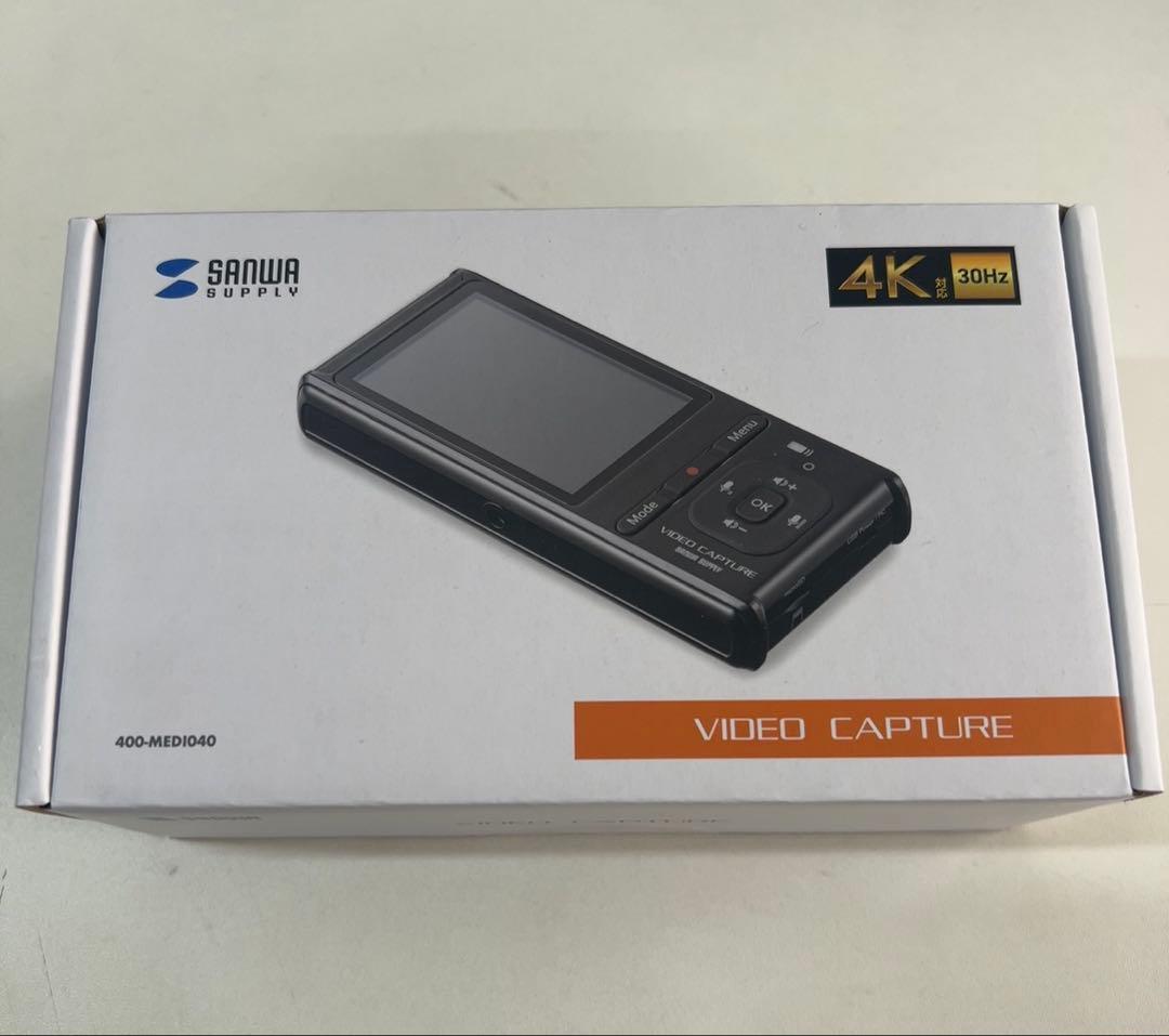 SANWA SUPPLY 4K ビデオキャプチャー 400-MEDI064