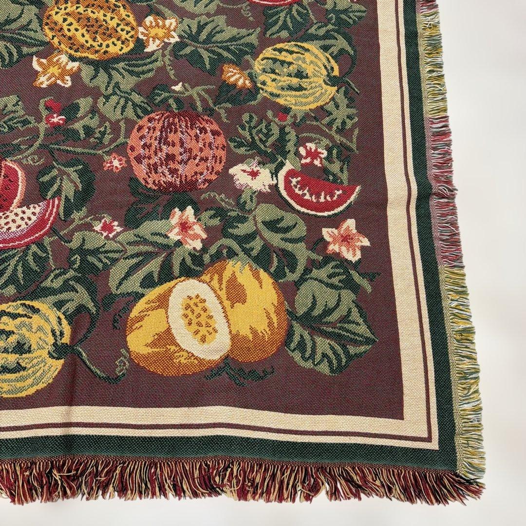 西瓜　スイカ　マルチカバー　ソファカバー　ヴィンテージラグ　180x128