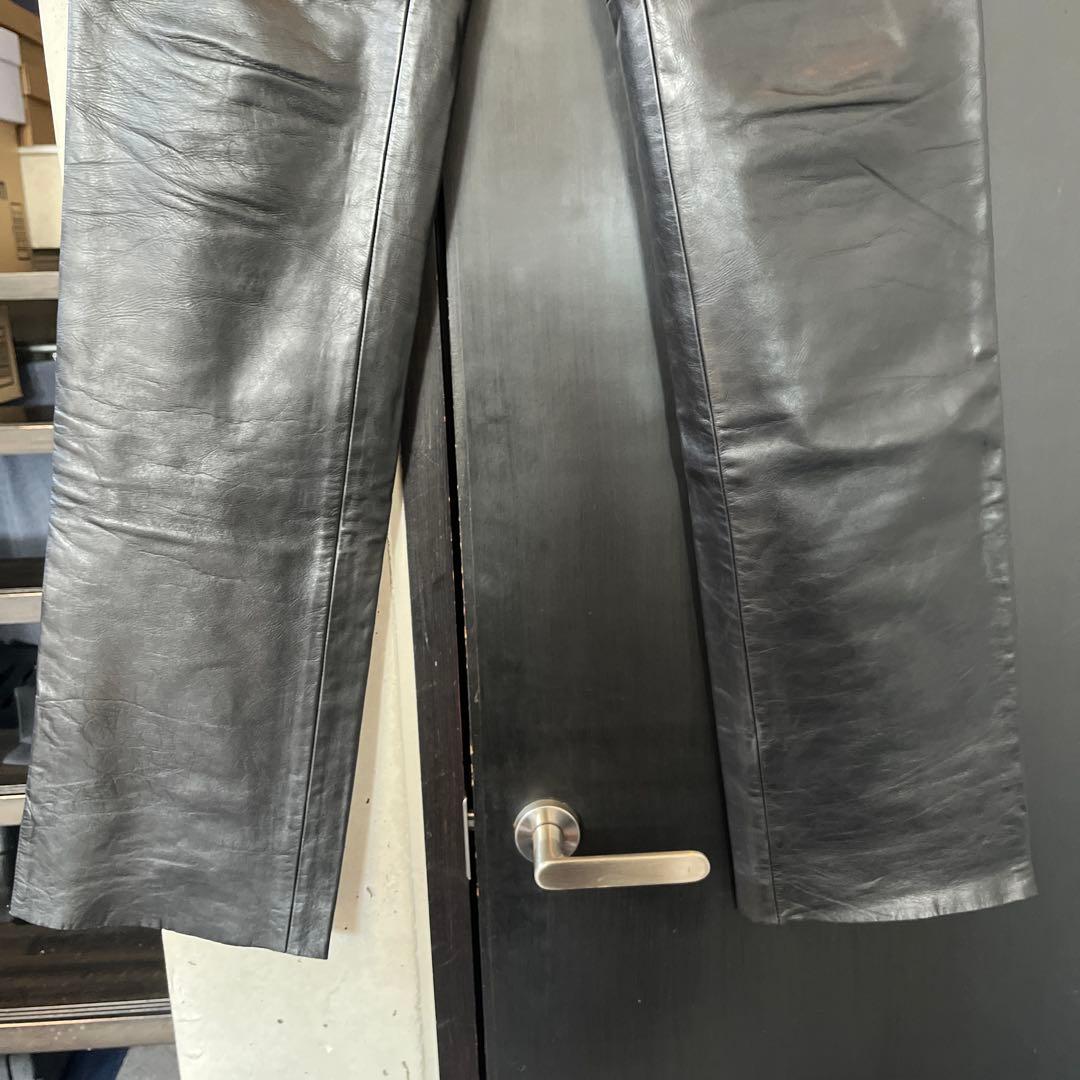 パンツ 00s COSTUME NATIONAL HOMME LEATHER PANTS