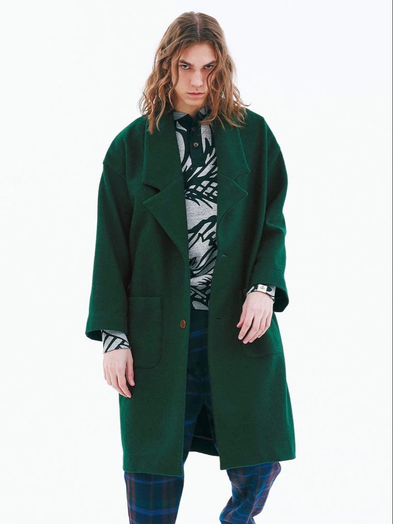 【Vivienne Westwood】ロング チェスター コート グリーン