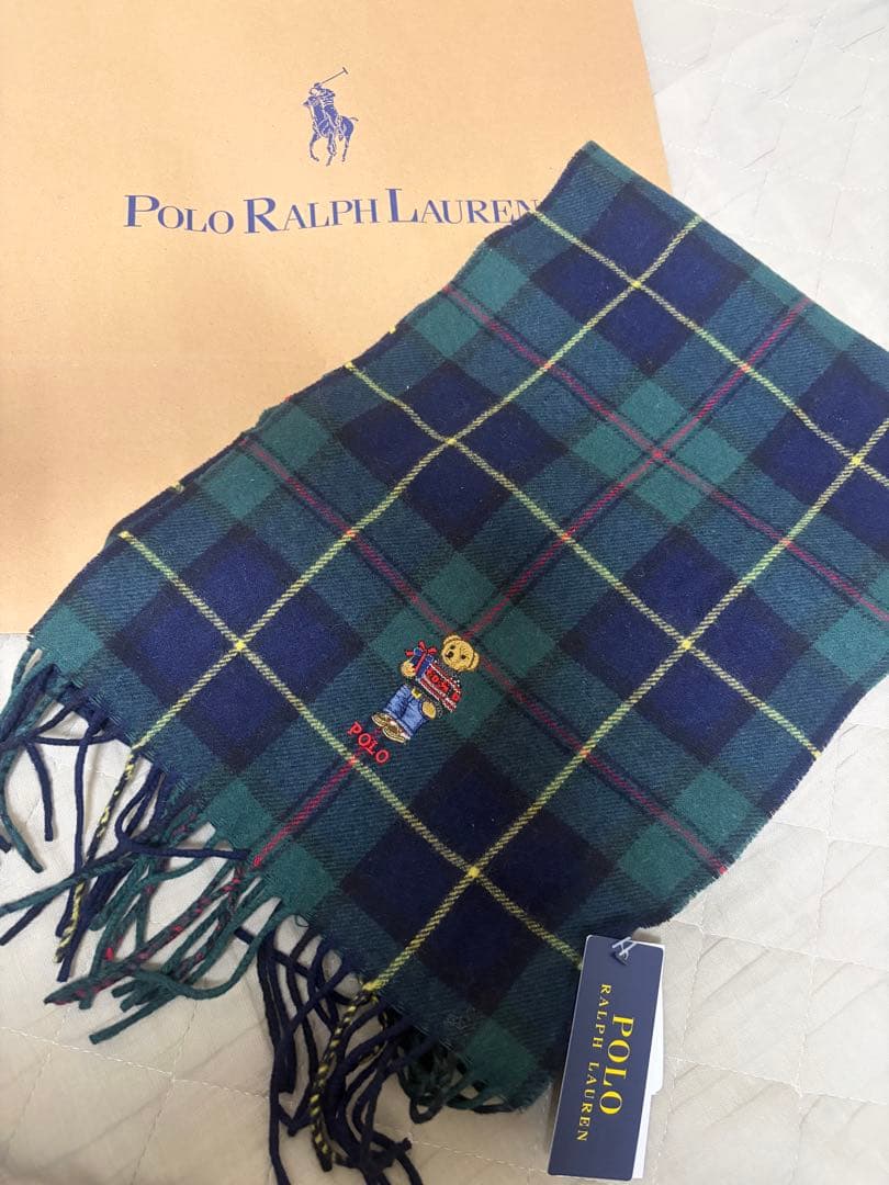 新品未使用⭐︎ラルフローレンポロベアマフラー